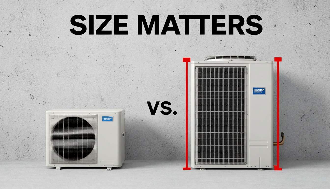HVAC technician calculating AC size for Westland home