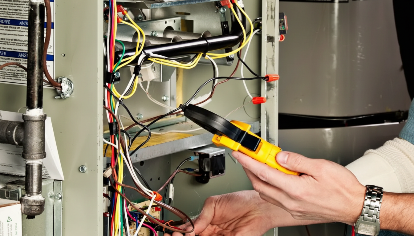 Gas furnace repair and testing in Westland
