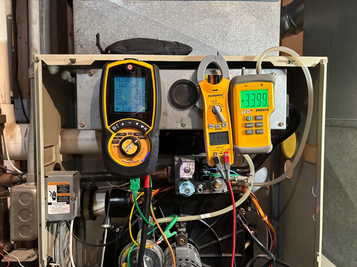 Annual furnace maintenance service in Westland